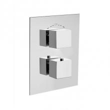 Latoscana QUCR691 - Quadro Thermostatic Tub And Shower Set Trim