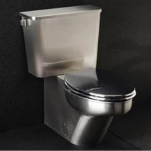 Neo-Metro 8950-3-ADA - e stainless steel tank style toilet with a 17'' ADA rim Hight, LH front tank lever