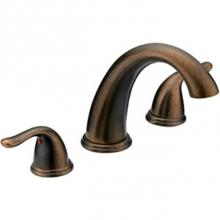 OmniPro OPB-900ORB - Oil Rubbed Bronze 2 Handle Roman Tub Fct,Metal Lever Handles,Ceramic Cart,High Flow Loose Rough In