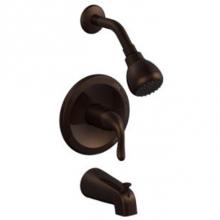 OmniPro OPB-730ORBJP - Oil Rubbed Bronze T/S Trim Only Slip On Div Spout, Metal Lever Hndl, Job Pack