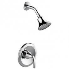 OmniPro OPA-720CJP - Single Handle Cp Shower Trim Only, Metal Slip On Diverter Spout, Metal Lever Handle, Showerhead Wi