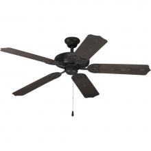 Progress Lighting P2502-80 - AirPro Collection 52'' Five-Blade Indoor/Outdoor Ceiling Fan