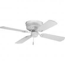 Progress Lighting P2524-30 - AirPro Collection 42'' Four-Blade Hugger Ceiling Fan