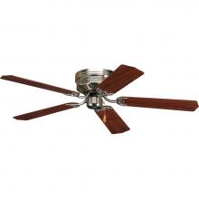 Progress Lighting P2525-09 - AirPro Collection 52'' Five-Blade Hugger Ceiling Fan