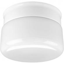 Progress Lighting P3516-30 - One-Light White Glass 6-3/4'' Close-to-Ceiling