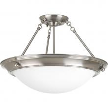 Progress Lighting P3569-09 - Eclipse Collection Three-Light 19-3/8'' Close-to-Ceiling