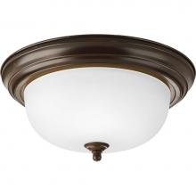 Progress Lighting P3925-20ET - Two-Light Dome Glass 13-1/4'' Close-to-Ceiling