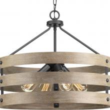 Progress Lighting P500023-143 - Gulliver Collection Four-Light Graphite Coastal Pendant Light