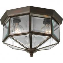 Progress Lighting P5788-20 - Three-Light Beveled Glass 9-3/4'' Close-to-Ceiling