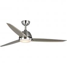 Progress Lighting P2592-0930K - Oriole Collection 60'' Three-Blade Ceiling Fan with LED Light