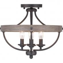 Progress Lighting P350117-143 - Gulliver Collection Four-Light 14-1/4'' Semi-Flush Convertible