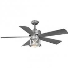 Progress Lighting P250067-141-WB - Briarwood Collection 22-Inch 3-Blade Galvanized AC Motor  Farmhouse Ceiling Fan