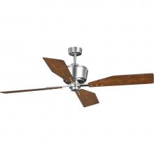 Progress Lighting P250022-081 - Chapin Collection 56'' Four-Blade Antique Nickel Ceiling Fan