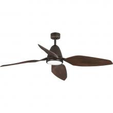 Progress Lighting P250032-108-30 - Holland Collection 60'' Four-Blade Oil Rubbed Bronze Ceiling Fan