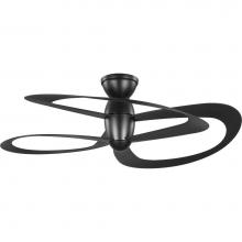 Progress Lighting P250063-031 - Willacy Collection 3-Blade Black 48-Inch DC Motor Contemporary Ceiling Fan