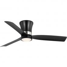 Progress Lighting P250121-31M-30 - Brant Collection 52-in. Three-Blade Matte Black  Modern Ceiling Fan