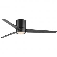 Progress Lighting P2588-31M30K - Braden 56'' Integrated LED Indoor Matte Black Mid-Century Modern Ceiling Fan with Light