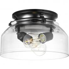 Progress Lighting P260000-31M-WB - Springer Collection Matte Black Clear Glass Light Kit