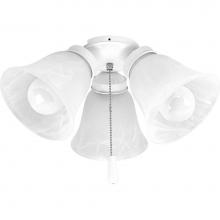 Progress Lighting P2600-30WB - AirPro Collection Three-Light Ceiling Fan Light