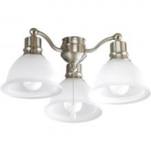 Progress Lighting P2623-09WB - Madison Collection Three-Light Ceiling Fan Light