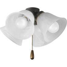 Progress Lighting P2643-20WB - AirPro Collection Four-Light Ceiling Fan Light