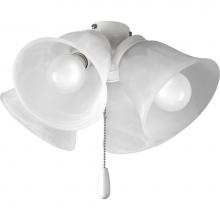 Progress Lighting P2643-30WB - AirPro Collection Four-Light Ceiling Fan Light