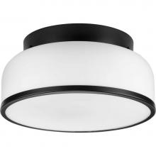 Progress Lighting P350255-31M - Parkhurst Collection Two-Light Matte Black New Traditional 11-1/4'' Flush Mount Light