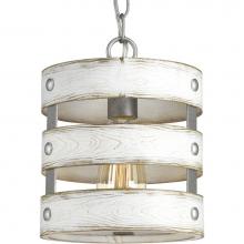 Progress Lighting P500022-141 - Gulliver Collection One-Light Galvanized Finish Coastal Pendant Light