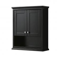 Wyndham Collection WCS2020WCDE - Deborah Wall-Mounted Storage Cabinet in Dark Espresso