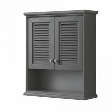 Wyndham Collection WCS2121WCKG - Wall-Mounted Storage Cabinet in Dark Gray