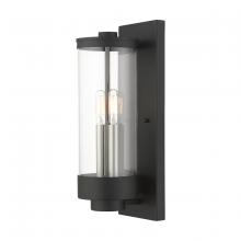 Livex Lighting 20722-14 - 2 Lt Textured Black Outdoor Wall Lantern