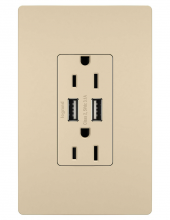 Legrand Radiant CA TM826USBICC6 - radiant? 15A Tamper-Resistant USB Outlet, Ivory