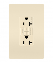 Legrand Radiant CA 2097TRLACCD4 - radiant? Tamper-Resistant 20A Duplex Self-Test GFCI Receptacle with SafeLock? Protection, Light (4 pack)