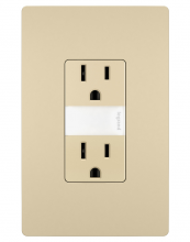 Legrand Radiant CA NTL885TRICC6 - NIGHT LIGHT + 1 OUTLET, IV (6 pack)