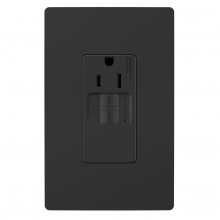 Legrand Radiant CA 1597TRSGLBK - radiant? Tamper-Resistant 15A Simplex Self-Test GFCI Receptacles with SafeLock? Protection, Black (10 pack)