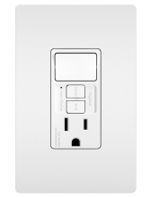 Legrand Radiant CA 1597SWTTRWCCD4 - Self-Test GFCI REC/SW TR 15A 125V W