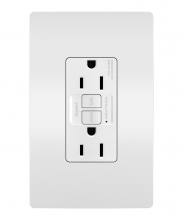 Legrand Radiant CA 1597TRWCCD12 - radiant? Tamper-Resistant 15A Duplex Self-Test GFCI Receptacles with SafeLock? Protection, White (12 pack)