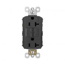 Legrand Radiant CA 2097TRNABK - radiant? Tamper-Resistant 20A Duplex Self-Test GFCI Receptacle, NAFTA Compliant, Black (10 pack)