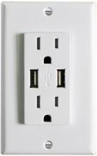 Westgate MFG C2 USB2-15TR-WH - 2 VERTICAL USB PORT 5V DC