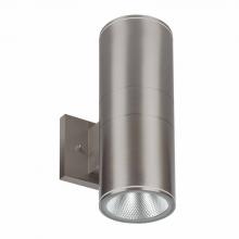 Westgate MFG C2 WMC-UDL-MCT-BN-DT - CYLINDER UP-DOWN LIGHT, 120V, 2X15W, CRI 80, MULTICOLOR TEMP, 2400 LUMENS