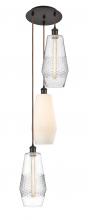 Innovations Lighting 113B-3P-OB-G680-MU - Windham - 3 Light - 14 inch - Oil Rubbed Bronze - Cord hung - Multi Pendant