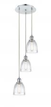 Innovations Lighting 113B-3P-PC-G442 - Brookfield - 3 Light - 12 inch - Polished Chrome - Cord Hung - Multi Pendant