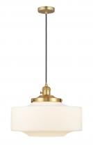 Innovations Lighting 201CSW-SG-G691-16 - Bridgeton - 1 Light - 16 inch - Satin Gold - Cord hung - Mini Pendant