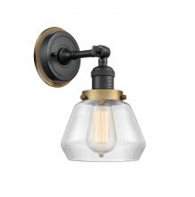 Innovations Lighting 203BK-BPBB-HRBB-G172 - Fulton 1 Light Mixed Metals Sconce