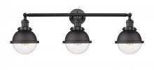 Innovations Lighting 205-BK-HFS-62-BK - Hampden - 3 Light - 34 inch - Matte Black - Bath Vanity Light