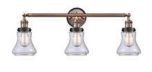 Innovations Lighting 205AC-BPBK-HRBK-G192 - Bellmont 3 Light Mixed Metals Bath Vanity Light Mixed Metals