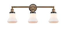 Innovations Lighting 205BB-BPBK-HRBK-G191 - Bellmont 3 Light Mixed Metals Bath Vanity Light Mixed Metals