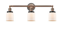 Innovations Lighting 205BP-ACBK-G51 - Small Bell 3 Light Bath Vanity Light