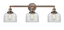 Innovations Lighting 205BP-ACBK-G72 - Large Bell 3 Light Bath Vanity Light