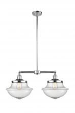 Innovations Lighting 209-PC-G544 - Oxford - 2 Light - 25 inch - Polished Chrome - Stem Hung - Island Light